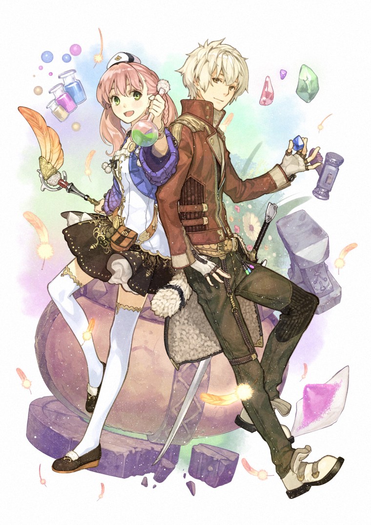 Atelier Escha & Logy Plus (Vita)_Main Visual